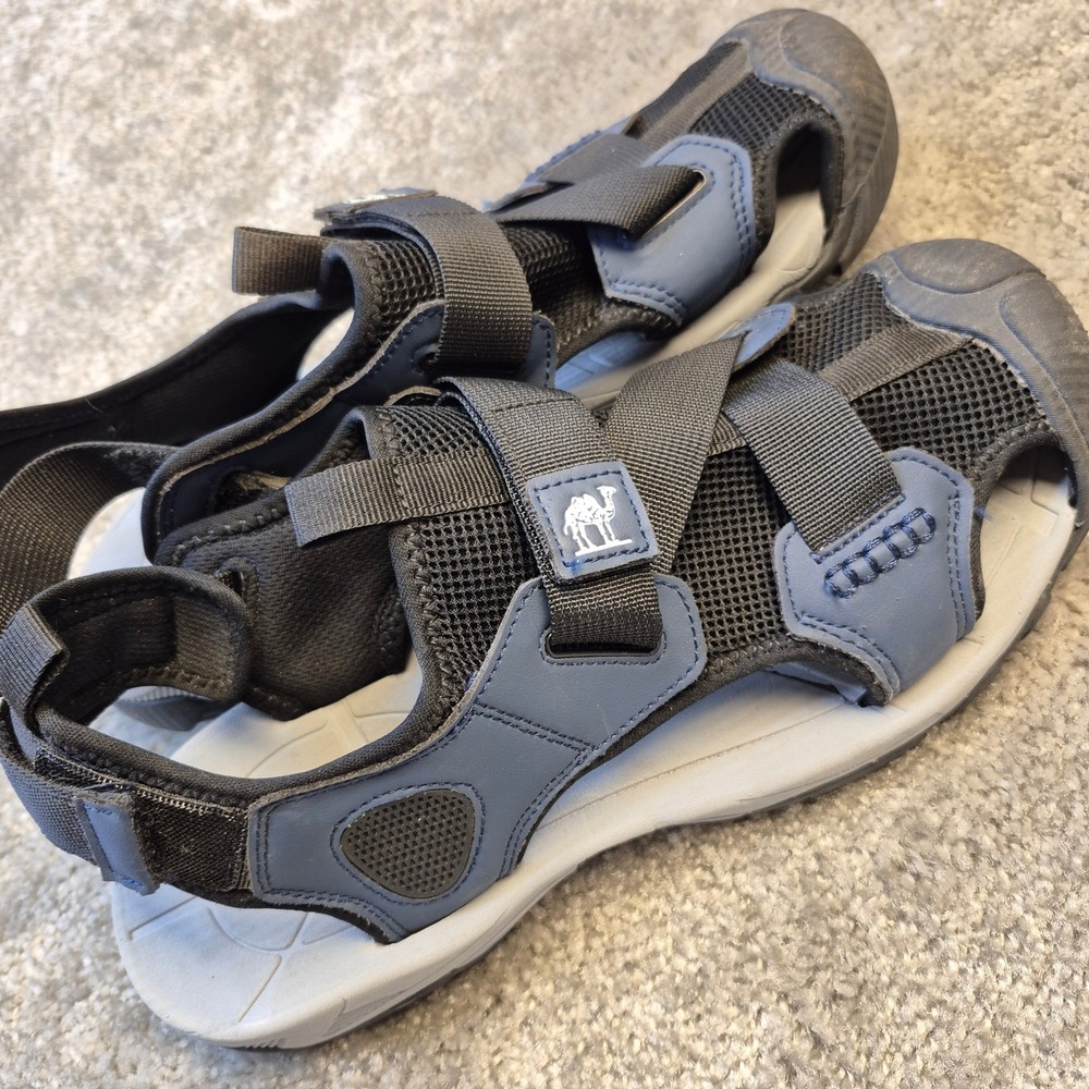 Camel Crown Mens Sports Sandals Navy Blue Black Closed Toe Hiking US 9.5 43
